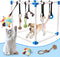 Puppy Play Gym with 8 Hanging Interactive Toys, Indoor Jungle Gym for