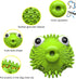 Dog Toy for Aggressive Chewers, Tough Natural Rubber with Squeaker & Crinkle Paper, Durable Teeth Cleaning Toys