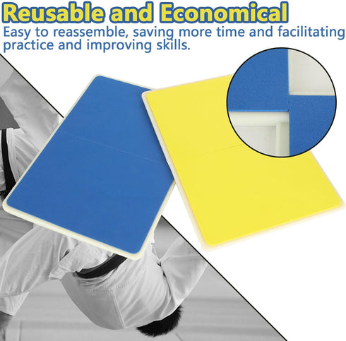 2 Pack MMA QTLCOHD Rebreakable Boards Martial Arts Taekwondo Karate Breaking Boards for Kids and Adults, Foam Breaking