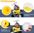 wonuu Rubber Duck Bike Bell, Squeeze Ducks with Helmet for Cycling and Motorcycle Accessories