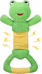 Dog Squeak Toys, Durable Plush Toy with Crinkle Paper, Interactive Chew Toys for Small, Medium, and Large Dogs