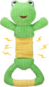 Dog Squeak Toys, Durable Plush Toy with Crinkle Paper, Interactive Chew Toys for Small, Medium, and Large Dogs
