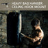 Qualward Heavy Bag Hanger Bracket for Wood Beam, Stainless Steel Swing Hangers for Ceiling Wall Mount