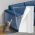 ?NO PINS Pain? Cat Scratch Furniture Protector, Thicken Self-Adhesive Couch Protector from Cat Claws, 150"x12"
