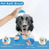 Dog Grooming Kit 6PCS - Dog Brush for Shedding, Dematting Comb, Nail Clipper with File, Flea Comb, Bath Brush - Blue