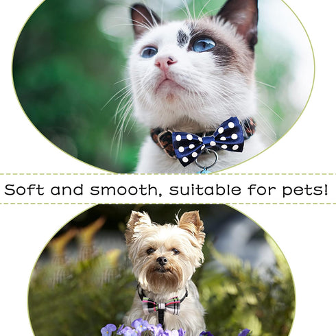 PET SHOW Pet Small Dogs Collar Attachment, Bow Ties for Puppies & Cats, Accessories for Parties