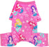 Dog Pajamas for Small Medium Dogs, Cute Summer Clothes, Soft Stretchy Puppy Jammies Outfit (Pink, Large)