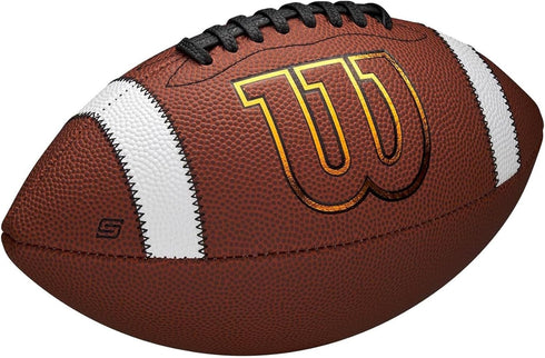 WILSON GST SpeedSkin Official Size Football - Brown