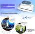 AQQA Aquarium Strong Magnetic Cleaner Brush, Fish Tank Glass Algae Magnet Cleaning Tool with Detachable Scraper