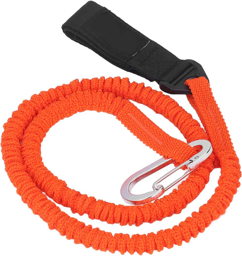 SUNGOOYUE Kayak Paddle Leash, Stretchable Kayak Paddle Lanyard with Polyester Nylon Straps for Fishing, Boating