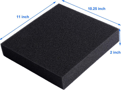 AQUANEAT Aquarium Filter Sponge - Open Cell Foam Sheet Bio Sponge Filter Media Pad HMF Fish Tank Sump Divider