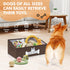 Dog Toy Basket, Collapsible Dog Toy Box with Handle for Pet Toy Storage, Perfect for Storing Accessories (Brown)