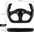 Universal Golf Cart Steering Wheel, Skid for Club Car EZGO RXV, TXT, Yamaha, Precedent Tempo, DS (Black)
