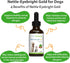 Pet Wellbeing Nettle-Eyebright Gold for Dogs - Natural Herbal Supplement for Allergies, 2 oz