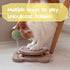 Cute Cat Scratcher,Interactive Scratcher Toys for Indoor Cats and Kitten Natural Sisal Cat Scratch Mats Track Balls