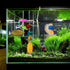 5 pcs Betta Mushroom Hammock + Leaf Pads - Fish Tank Silicone Soft Aquarium Playing Pads with Suction Cup Decorations