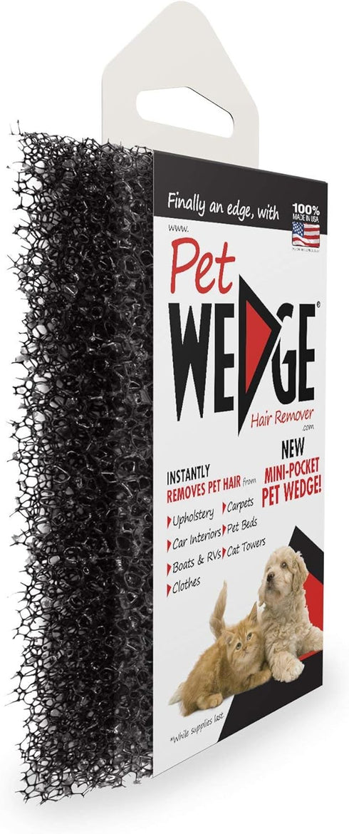 Mini-Pocket Pet Wedge, Pet Hair Remover, 8 Pack Bonus