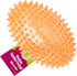 Gnawsome 4.5 Spiky Squeaker Football Dog Toy - Large, Cleans Teeth and