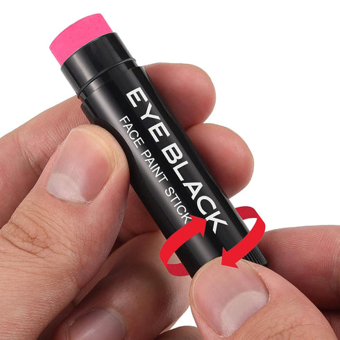 PINK EYE BLACK STICK - Anti-Glare Eye Black for Baseball, Football, Softball, Lacrosse