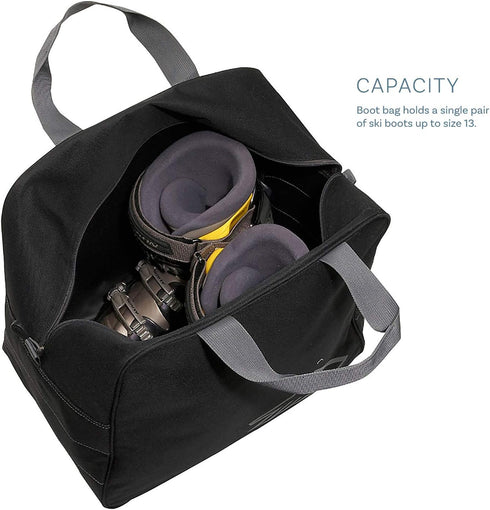 Ski Bag & Sku Boot Bag Combo, Black/Black, One Size by High Sierra