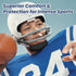Aosekaa Football Chin Pad,Chin Strap Cushion,Easy to Install,Chin Strap Cover,Jaw Pad