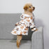 Junchl 2XL Small Dog Bathing Towel, Adjustable Dog Bath Robe for Cold Weather, Puppy Pajamas Warm Flannel Dogs Pjs, Pet