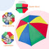 Guyuyii 4-Pack Hands-Free Umbrella Hat - All-Weather Protection for Festivals, Hiking, Beach Fun, Outdoor Activities