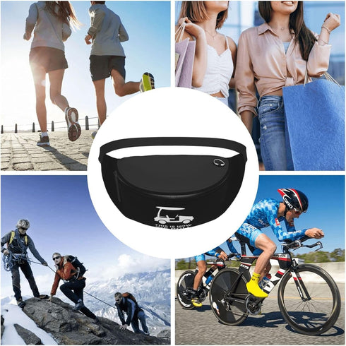 BXDEOOPWE This Is How I Roll Funny Golf Cart Leisure Waist Bag Outdoor Sports Running Waist Bag Business Travel Mobile