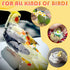 FAURAPMNG 6 Pcs Bird Diapers Parrot Nappy Flight Suit Reusable Cockatiel Clothes with Elastic Back Rope Waterproof