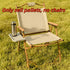Generic 1Pc Portable Outdoor Camping Side Table, Foldable Aluminum Alloy Chair Cup Holder with Secure Clip for Beach