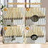 Niwaes Chinchilla Set 7 Pack Wooden Cage Platforms Wood Shelves for Rat Cage Corner Ledges Small Animal Climbing Steps
