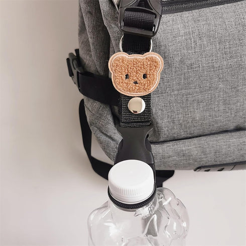 ZHENZQ Water Bottle Buckle Clip Carabiner Embroidery Bottle Holder Belt Water Bottle Hook for Travel Hiking Water