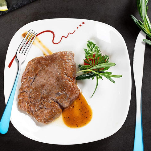 Travel Utensils Set, Reusable Portable Cutlery Set, Stainless Steel 8pcs, Dinner Knife, Fork, Spoon, Chopsticks,