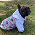 Purple Puppy Dog Hoodies for Small & Medium Dogs - Christmas Hooded Sweatshirt with Pocket Fleece Coat
