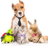 Frienda 20 Pieces Assorted Dog Ties, Small Pet Bow Ties with Adjustable Collar for Grooming Accessories