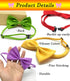 Dog Bow Tie Collar, 10 Pcs Grooming Bowties for Dogs Cats, Elegant Color Pack Pet Costumes