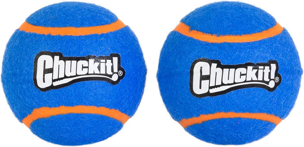 Chuckit! Squeaker Tennis Ball Dog Toy, Large (3 Inch Diameter) Pack of