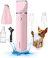 Casfuy Cordless Dog Paw Trimmer - Low Noise Small Dog Clippers with