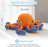 Squeaky Dog Toy for Puppy Teething, Plush Octopus Dog Toy, Puppy Chewing Toy, Soft Stuffed Chew Toys for Small Dogs