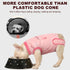 IDOMIK Dog Recovery Suit for Female Spay, Adjustable Anti-Licking Onesie, Soft Wound Bandage & E-Collar