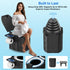 Car/RV/Hiking/Beach/Camping,450lbs Portable Toilet for Adults, Foldable Camping Toilet Travel Floding Potty with Lid