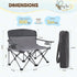 150 Lbs. Busy Bee Oversized Kids Camping Chair with Cup Holder, High Back Toddler Chair Kids Folding Chair, Perfect