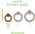 Benebone Ring Durable Dog Chew Toy for Aggressive Chewers, Real Bacon, Made in USA, Small