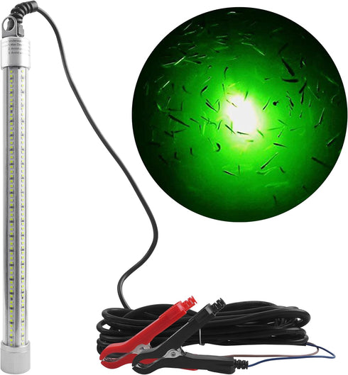 AGOOL Underwater Fishing Light Super Bright 80W 40000Lumens 12V LED Green Fishing
