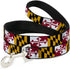 Maryland Flags Dog Leash, 4 Feet Long, 1.5 Inch Wide