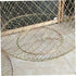 KUYYFDS 25cm Wire Fish Crab Basket Portable Foldable Round Metal Fishing Lobster Cage with Handle