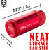 Tubeless Bike Tyre Repair Kit for MTB and Road Bike Tyres, Includes Storage Can for Puncture Repair