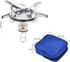 Portable Mini Camping Stove, Folding Outdoor Gas Stove for Hiking Cooking Picnic Cookware