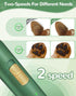 LEYOUFU Dog Clippers for Grooming - 2 Speed Low Noise Cordless Trimmer for Small Pets, Green