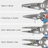 KastKing Intimidator Fishing Pliers, Corrosion Resistant Polymer Coated Tools, Tungsten Carbide Cutters for Saltwater